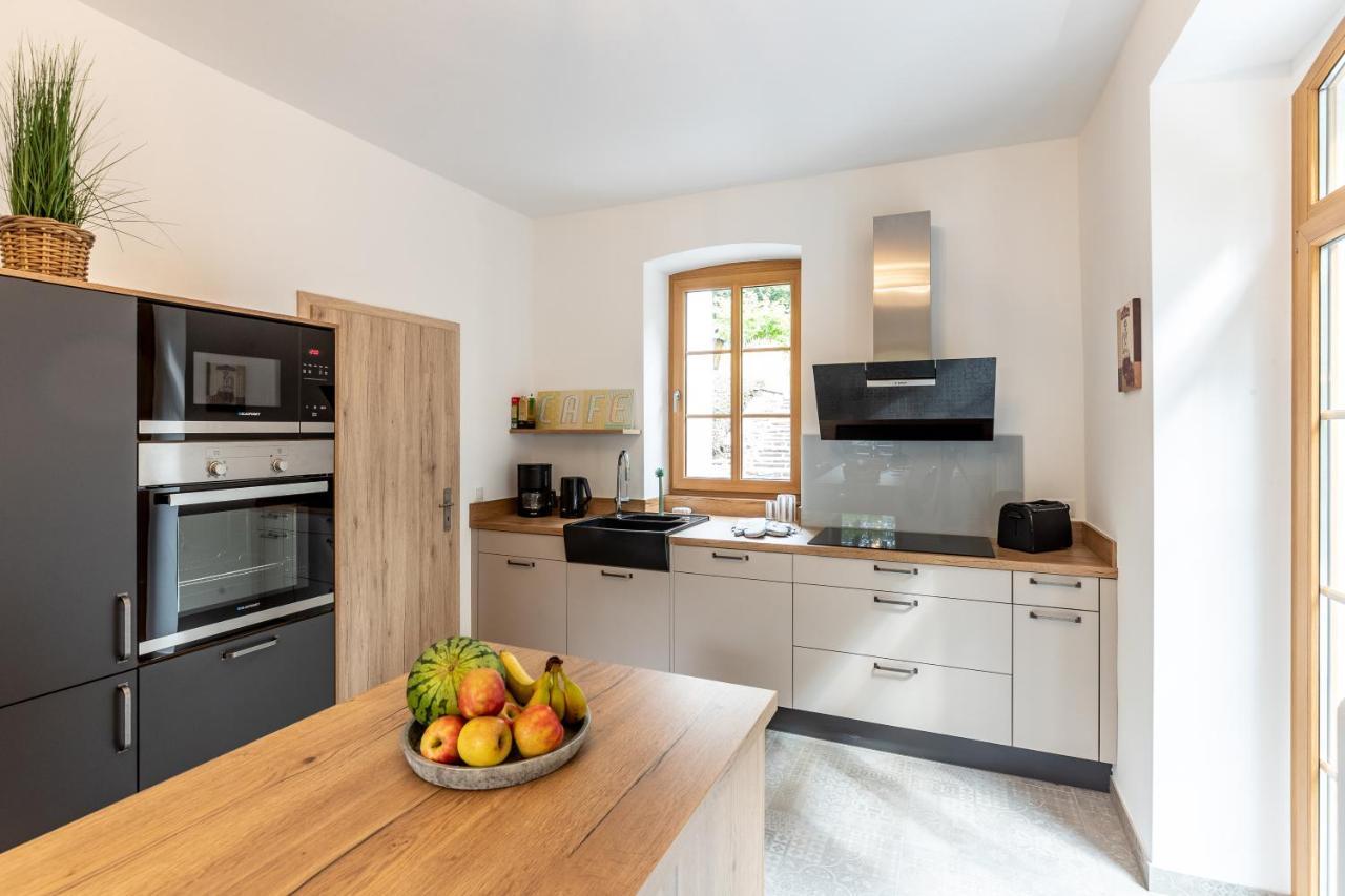 Landhaus Karbach Komplett Oder Einzelne Wohneinheiten Villa Inkl Sauna Bzw Waldhaeuschen Hirten Bagian luar foto